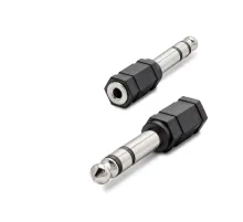 6.5 Mm To 3.5 Mm F Çevirici Enstruman Gitar Siyah HDX1265