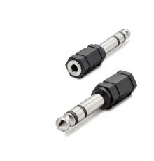 6.5 Mm To 3.5 Mm F Çevirici Enstruman Gitar Siyah HDX1265