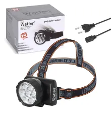 7 Ledli Şarjlı Baret Kafa Lambası Wt-701