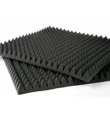 70mm Yanmaz Akustik Piramit Sünger 50Dns 100cm x 100cm