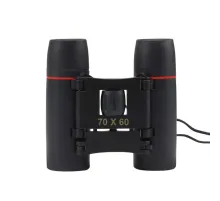 70x60 Cepte taşımalı Kauçuk kaplamalı Mini Dürbün Siyah