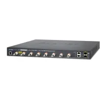 8-port Coax + 2-port 10/100/1000T + 2-port 100/1000X SFP Long Reach PoE over Coaxial Managed Switch