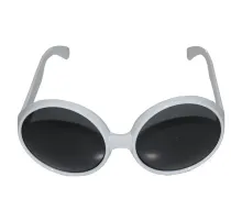 80 li Yıllar Beyaz Renk Nostalji Yeşilçam Parti Gözlüğü