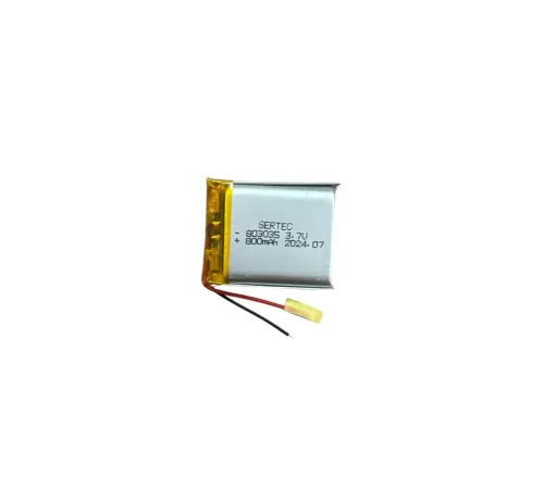 803035 3.7V 800 MAh Li-Polymer Pil (Devreli/1.5A)