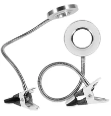 8X Büyütmeli Mandallı Usb Girişli Masa Lambalı Okuma Ve Güzellik Salon Için Büyüteç 2088A