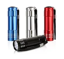 9 LEDLİ PİLLİ EL FENERİ