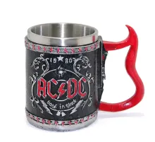 AC/DC Detaylı Çelik Kupa