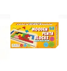Ahşap Beşli Blok Oyunu