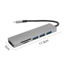 Airsky Hc74C 6 İn 1 Hdmı Çevirici