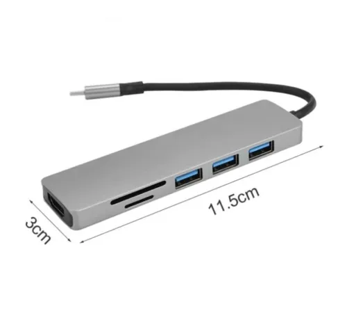 Airsky Hc74C 6 İn 1 Hdmı Çevirici