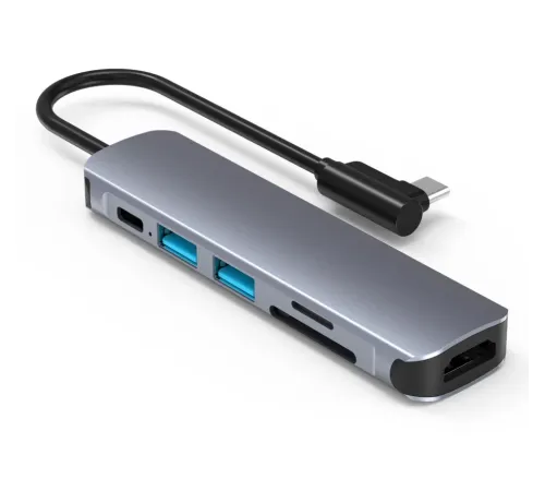 Airsky Hc74Cl 6 İn 1 Hdmı Çevirici L Tipi