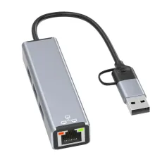 Airsky Hc78 Usb Type C 2 İn 1 Usb Hub Ethernet Çevirici
