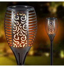 Alev Efektli Solar Bahçe Lambası (51 cm)