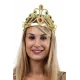 Altın Renk Plastik Prenses Tacı Kraliçe Tacı 60 cm