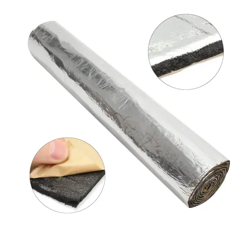 Alüminyum Takviyeli Oto Ses Yalıtım 6mm 1mt x 1mt