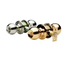 Amerikan Kapı İçin - Topuzlu Otel Tipi Kilit - Saten