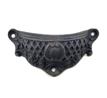 Antika Tarz Dekoratif Pirinç Anıt Tas Mobilya, Çekmece Kulbu - 48x90 mm, Oksit