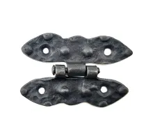 Antika Tarz Dekoratif Pirinç Bodur Menteşe - 75x50 mm, Oksit