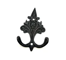 Antika Tarz Dekoratif Pirinç Çam Figürlü Askı - 98x57 mm, Oksit