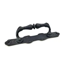 Antika Tarz Dekoratif Pirinç Dar Yan Çekme Kapı Kolu - 225x37 mm, Oksit