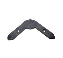 Antika Tarz Dekoratif Pirinç Dövme Gönye - Üst, 80x80mm, Oksit