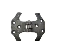 Antika Tarz Dekoratif Pirinç Fit Menteşe - 67 mm, Oksit