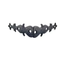 Antika Tarz Dekoratif Pirinç Gönye - Yan, 105x105 mm, Oksit