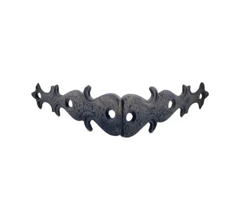 Antika Tarz Dekoratif Pirinç Gönye - Yan, 105x105 mm, Oksit