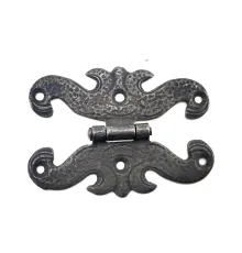 Antika Tarz Dekoratif Pirinç Menteşe - 63x45 mm, Oksit