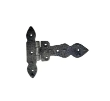 Antika Tarz Dekoratif Pirinç Kuyruklu Düğmeli Menteşe No1 - 117x142 mm, Oksit