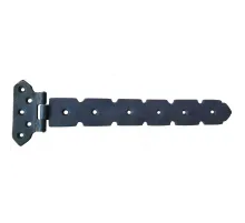 Antika Tarz Dekoratif Pirinç Kuyruklu Lama Menteşe - 103x380 mm, Oksit