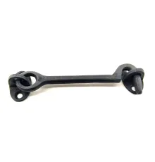 Antika Tarz Dekoratif Pirinç Çengeli - 13cm, Oksit