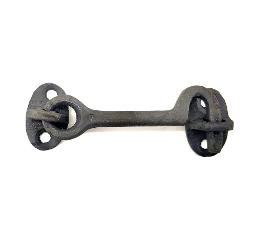 Antika Tarz Dekoratif Pirinç Çengeli - 8,5cm, Oksit