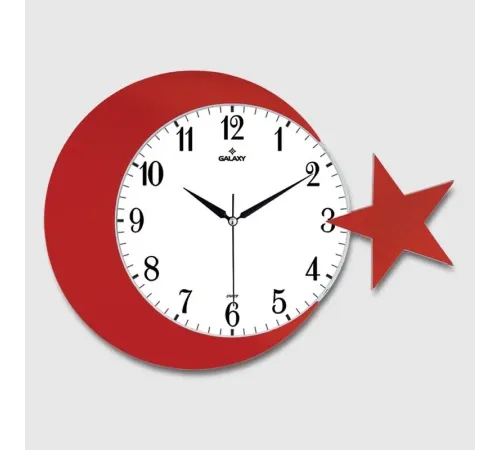 Ay Yildiz Duvar Saati 134-1