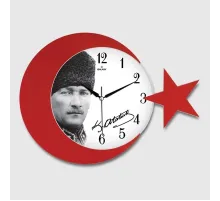 Ay Yildiz Duvar Saati 134-2