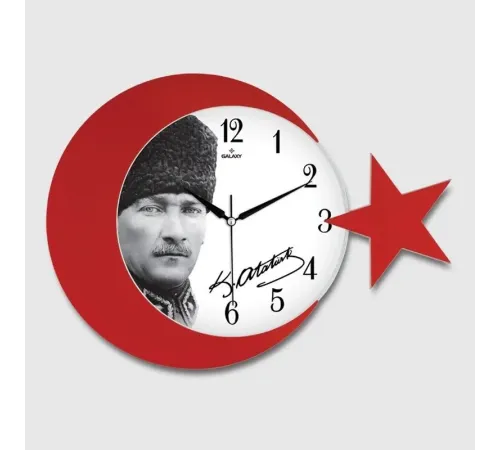 Ay Yildiz Duvar Saati 134-2