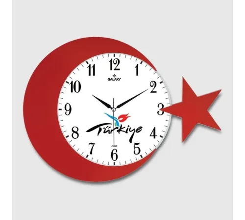 Ay Yildiz Duvar Saati 134-4