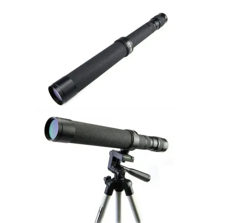 Baigish Zt8-24X40 Rus Model Zoomlu Deri Çantalı Tripot Bağlanan Tekli Dürbün