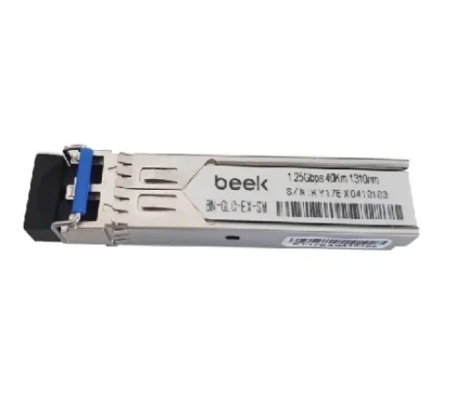 Beek 1000Base-LX (LC/40Km/1310nm/Single-Mode) SFP Modül, 1.25Gb/s, Cisco, Extreme, NORTEL, ZTE, Huawei, Alcatel, ZyXEL, Netgear, AVAYA, Juniper, Linksys, Enterasys ürünleriyle uyumlu
