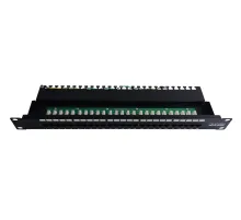 Beek 25 port CAT 3 ISDN Patch Panel, zırhsız, 8P4C, LSA, 1U, kabinete monte edilebilir<br>
Beek CAT 3 ISDN Patch Panel, unshielded, 25-port RJ45, 8P4C, LSA, 1U, rack mount