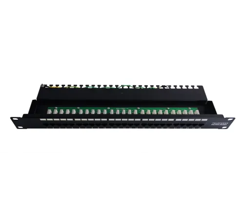 Beek 25 port CAT 3 ISDN Patch Panel, zırhsız, 8P4C, LSA, 1U, kabinete monte edilebilir<br>
Beek CAT 3 ISDN Patch Panel, unshielded, 25-port RJ45, 8P4C, LSA, 1U, rack mount