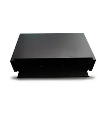 Beek 2U 19” Fiber Patch Panel Kutusu (ön panel, coupler, kaset ve pigtail hariç)<br>
Beek 2U Splice Box without front plates. Unloaded without couplers, cassettes and pigtails