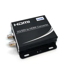 Beek 3G/SDI <->  HDMI Sinyal Çeviricisi, 2 x BNC, 1 x HDMI, 1080p<br>
Beek 3G SDI To HDMI Converter