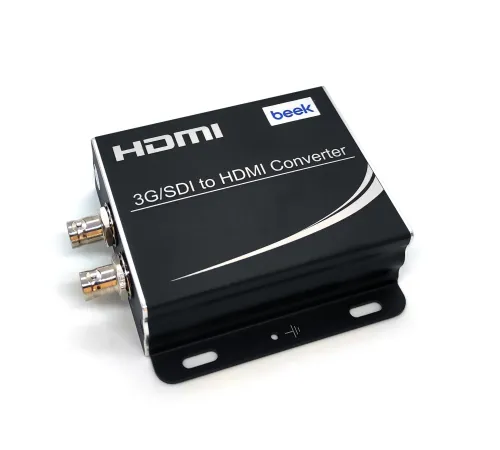 Beek 3G/SDI <->  HDMI Sinyal Çeviricisi, 2 x BNC, 1 x HDMI, 1080p<br>
Beek 3G SDI To HDMI Converter
