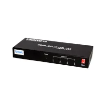 Beek 4 Port 4K HDMI Video Çoklayıcı, 3810 x 2160 (4K) ve 1920 x 1080 (Full HD) piksel çözünürlük, HDMI 2.0, HDCP 2.3, metal şasi, siyah renk<br>
Beek 4K HDMI Spliter 4 Ports, UHD 4K@60Hz (4:4:4) HDR 1.8Gbps, HDMI 2.0, HDCP 2.3