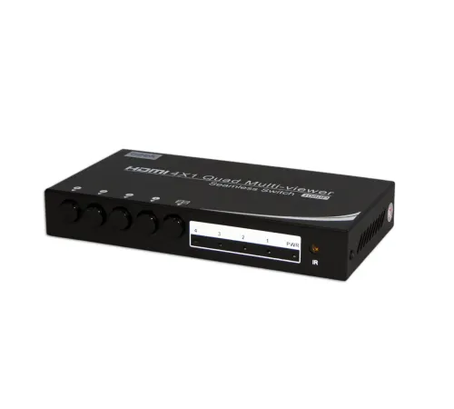 Beek 4 Port HDMI Switch, 4 giriş - 1 çıkış, 5 farklı görüntü seçeneği sunar, uzaktan kumandalı<br>
Beek HDMI Multi-screen Viewer 4 x 1