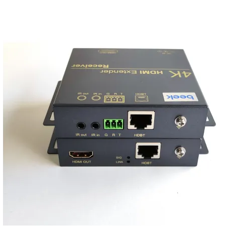 Beek 4K HDMI Sinyal Uzatma Cihazı, 70m/4K60Hz, 100m/1080P, Alıcı (Receiver) ve Verici (Transmitter) Birim dahil<br>
Beek 4K@60Hz HDMI Extender, 70m/4K60Hz, 100m/1080P