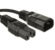 Beek C14-C15 Güç Kablosu, 2.5 metre, H05VV-F 3*0.75mm2, siyah renk<br>
Beek C14-C15 Power Cable 2.5M, H05VV-F 3*0.75mm2, black