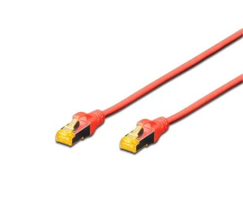 Beek CAT 6A SFTP/PIMF (Pairs In Metal Foil) Patch Kablosu, LSZH, 5 metre, AWG 26, Kırmızı Renk