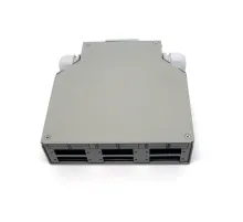 Beek DIN-Ray için Sonlandırma Kutusu, 6 x SC/Duplex Coupler için (Fiber coupler ve pigtail haricen temin edilir)<br>
Beek Din Rail Distribution Box for 6x SC/DX Couplers (Fiber couplers and pigtails not included)